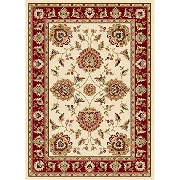 Infinity Home 5 ft. 3 in. x 7 ft. 3 in. Timeless Abbasi Traditional Area Rug - Ivory 36025